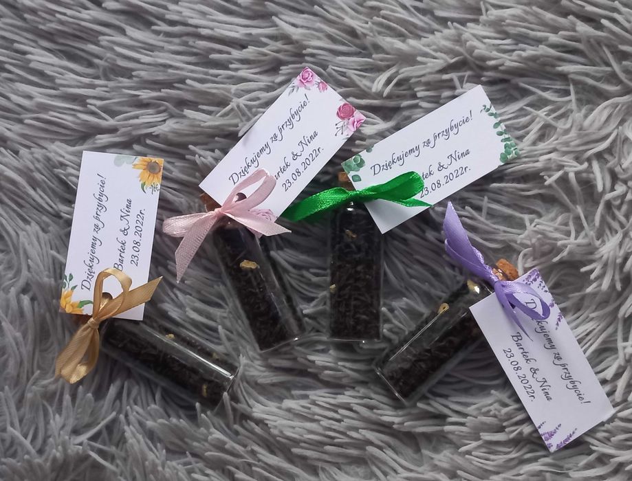 Podziękowania dla gości - Herbatka