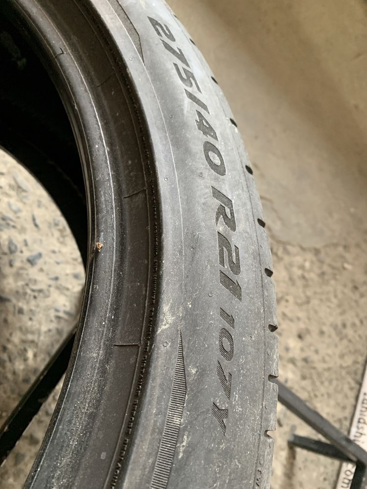 (1шт) 275/40R21 Pirelli PZero PZ4 RunFlat (6мм) літня шина