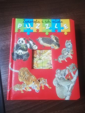 Książka z puzzlami. "Zwierzęta i ich młode"