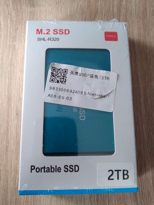 Dysk ssd 2TB kolor zielony