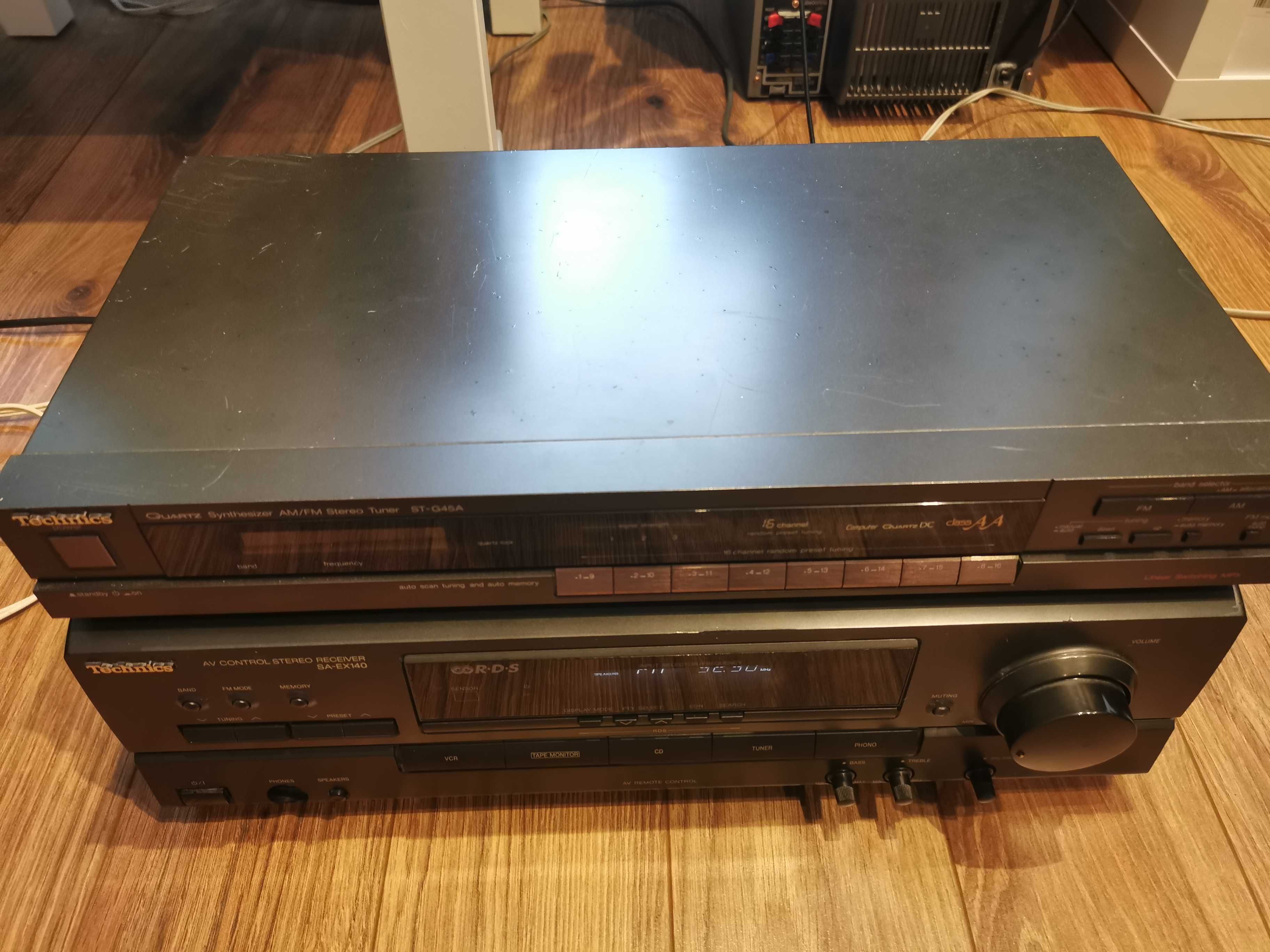 zestaw technics amplituner SA-EX 140 , Tuner ST-G45A