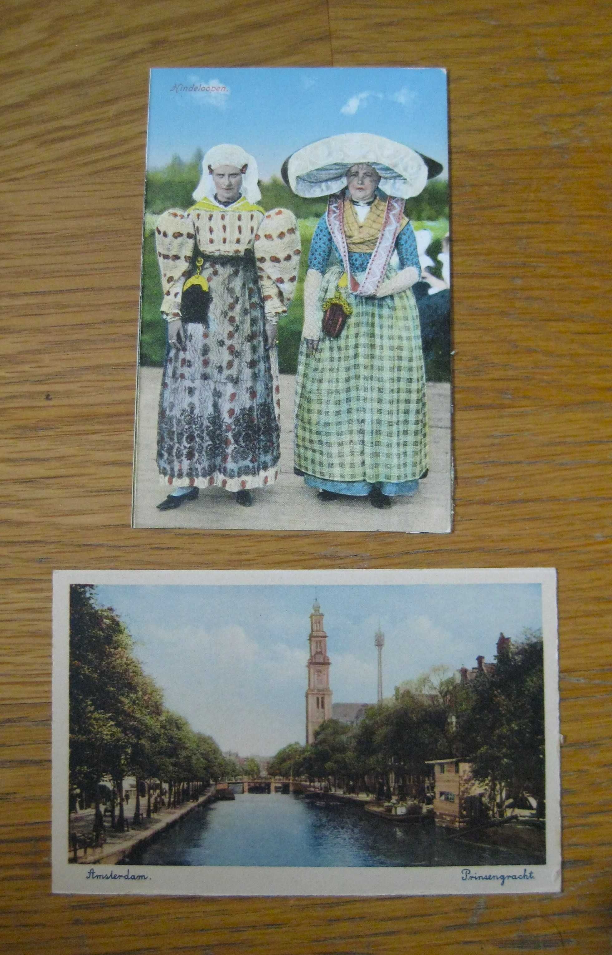Conjunto de 2 Bilhetes Postais da Holanda