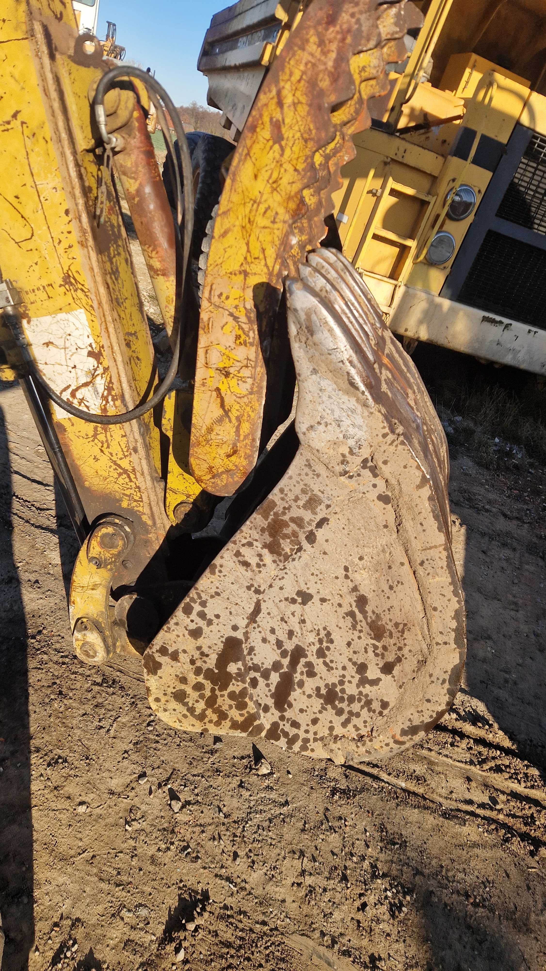 koparka cat 206 cat 212 cat312 ramie z pazurem domykania łyżki chwytak