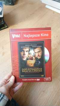 Film DVD + książka Nieustraszeni Bracia Grimm