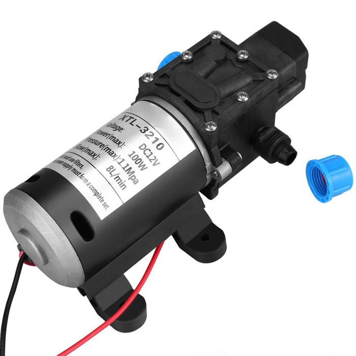 Bomba de água 12v 100w 160 psi