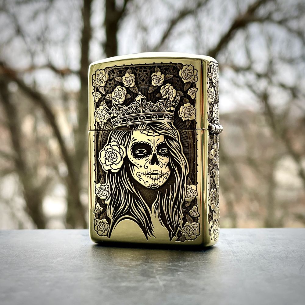 Нова оригінальна запальничка Zippo Sexy Girl Armor