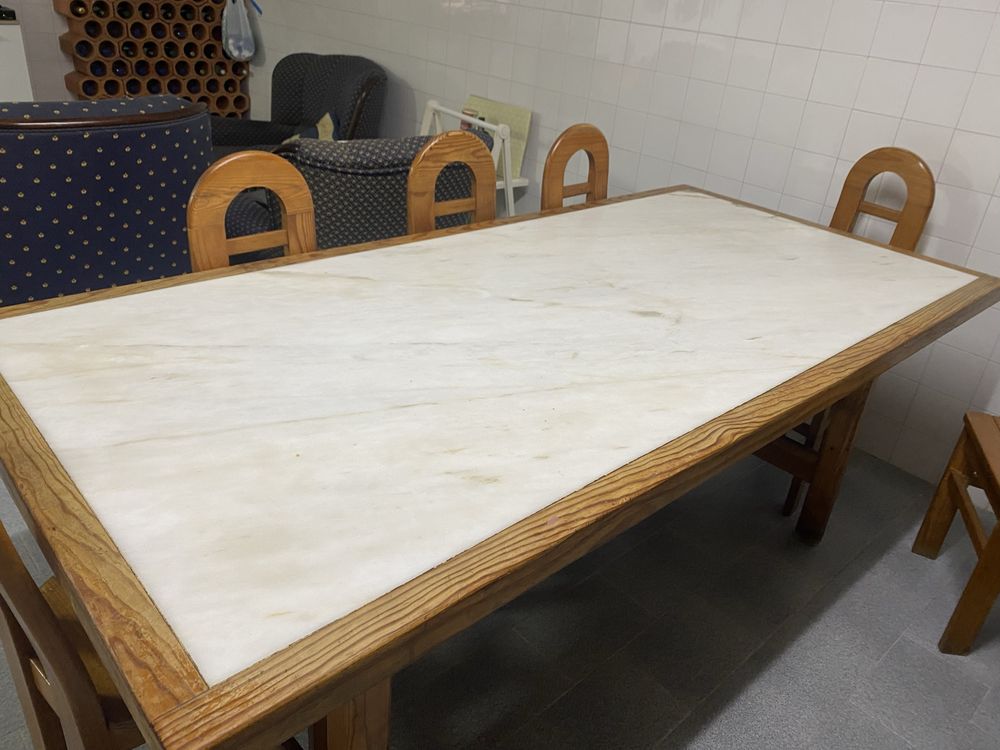 Mesa madeira retangular