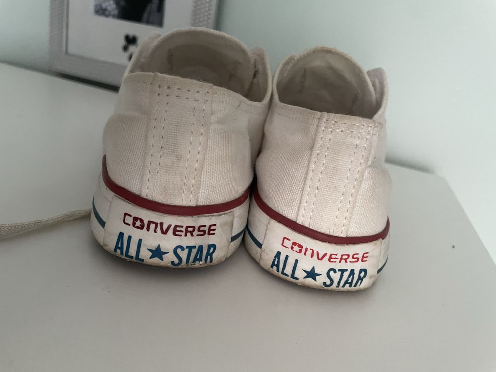 Buty trampki zamiennik converse 37 biale