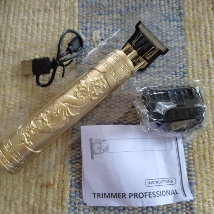 Promoção Gold máquina nova de cabelo e barba