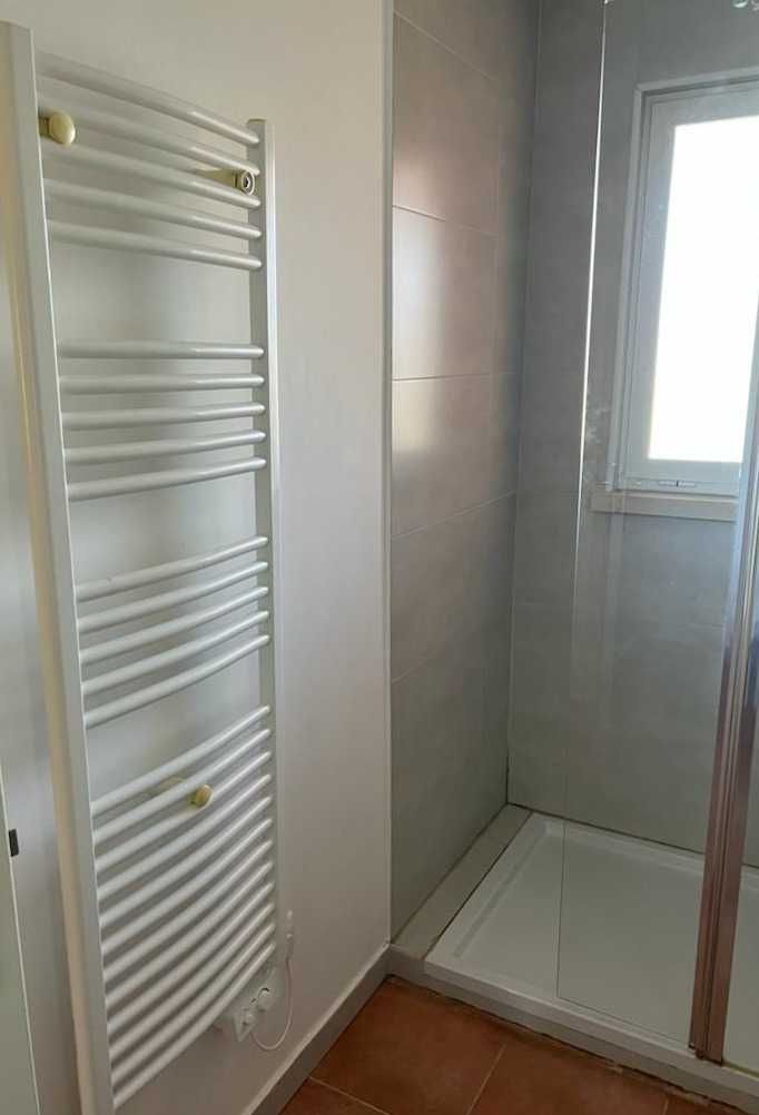 Painel de duche + porta dobrável (VOS) - Anti-Calcário & Reversível