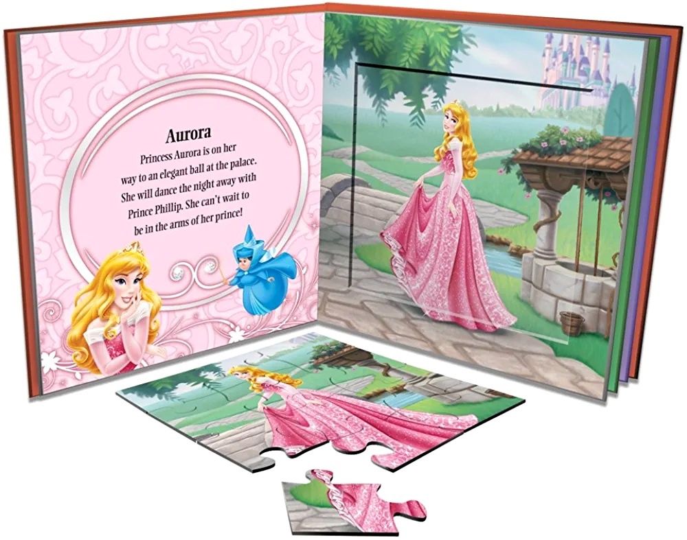 Disney Princess My First Puzzle Book książka z puzzlami po angielsku