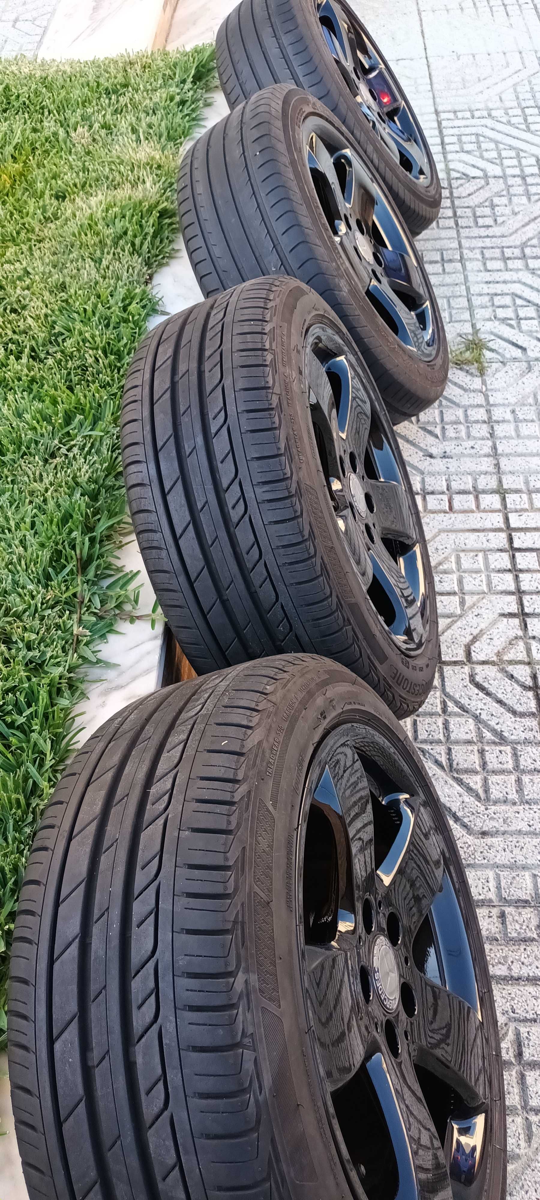 Jantes 17 com pneus mercedes E220 W211 W202 W203.