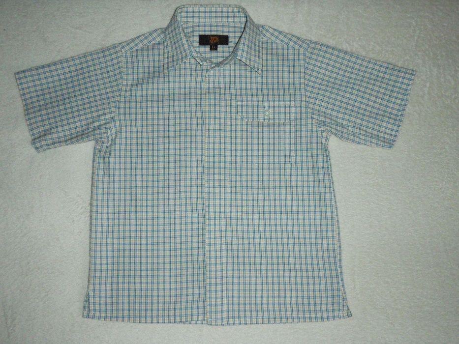 Рубашечки фирменные с коротким рукавом, 116 см. 100% коттон