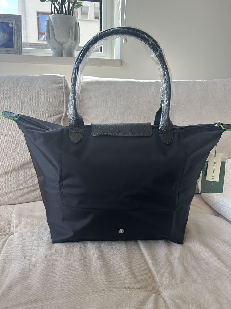 Torebka Longchamp cała czarna M