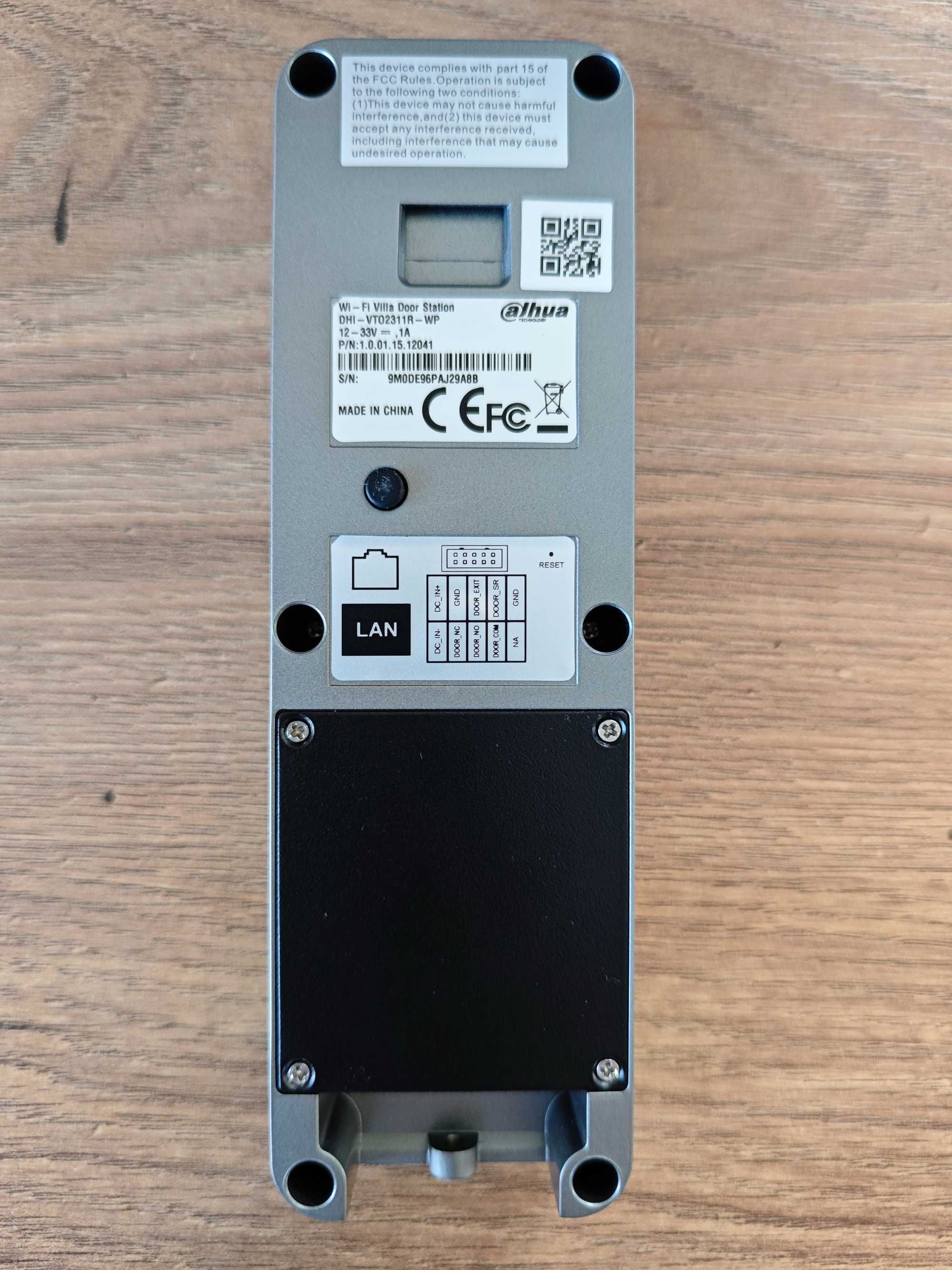 Wideodomofon, Stacja Bramowa DAHUA VTO2311R-WP POE i 12v Jak nowy !
