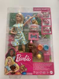 Lalka Barbie Puppy party piesek nowa
