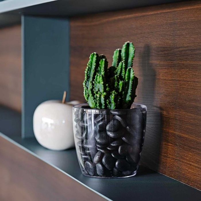 Kamienie dekoracyjne rzeczne wysoko polerowane czarne 2-5 cm ok.75szt.