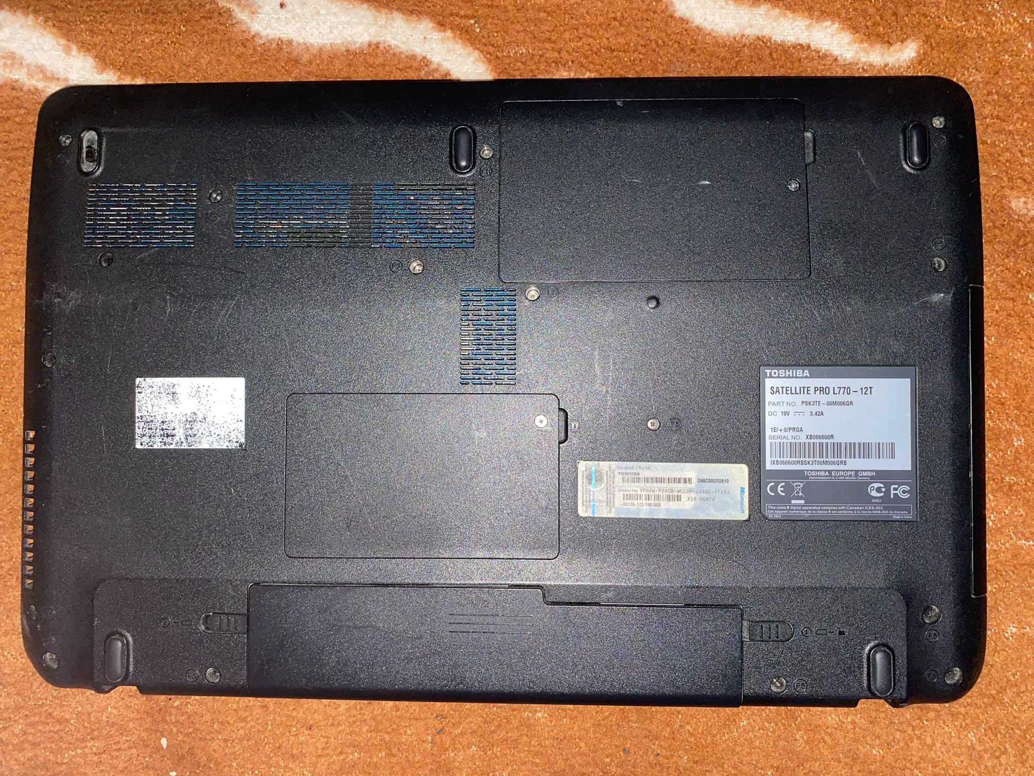 Toshiba Satellite Pro L770-12T