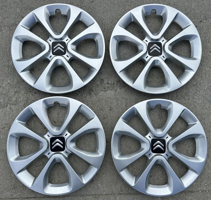Kołpaki Citroen C3 III Berlingo C1 C-Elysee 15&quot; Oryginalne Komplet