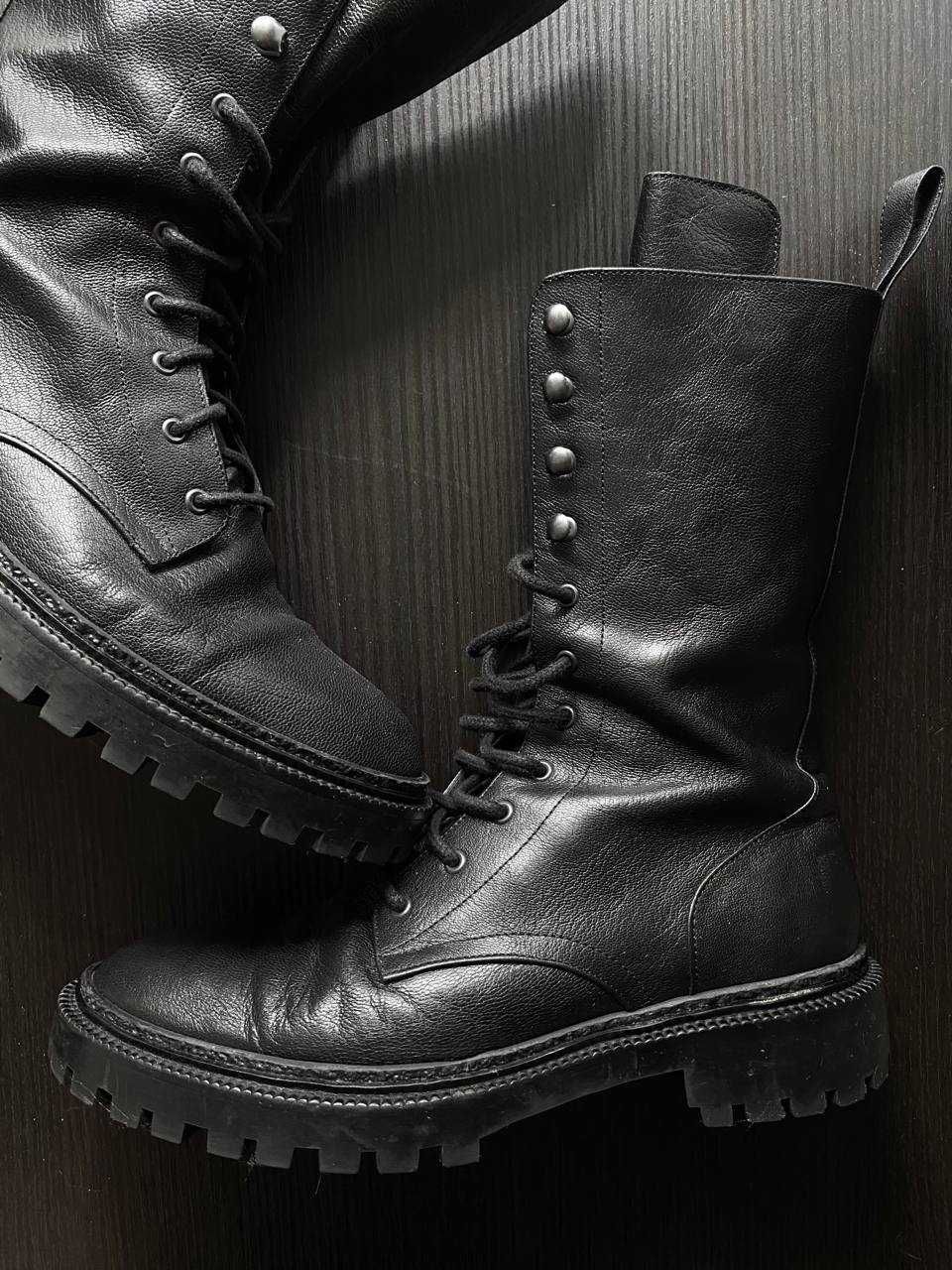 Женские кожаные ботинки берцы Inch2 Combat Boots