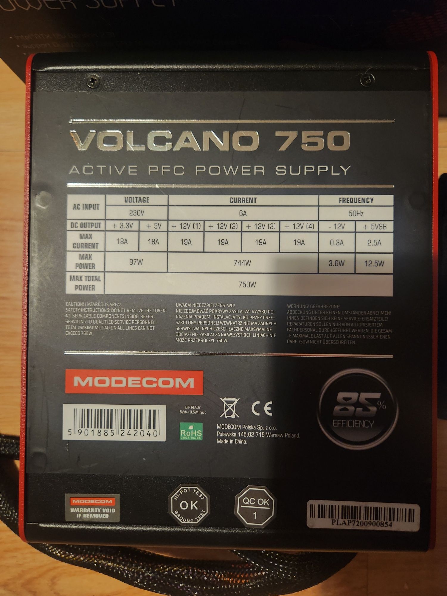 Modecom volcano 750w