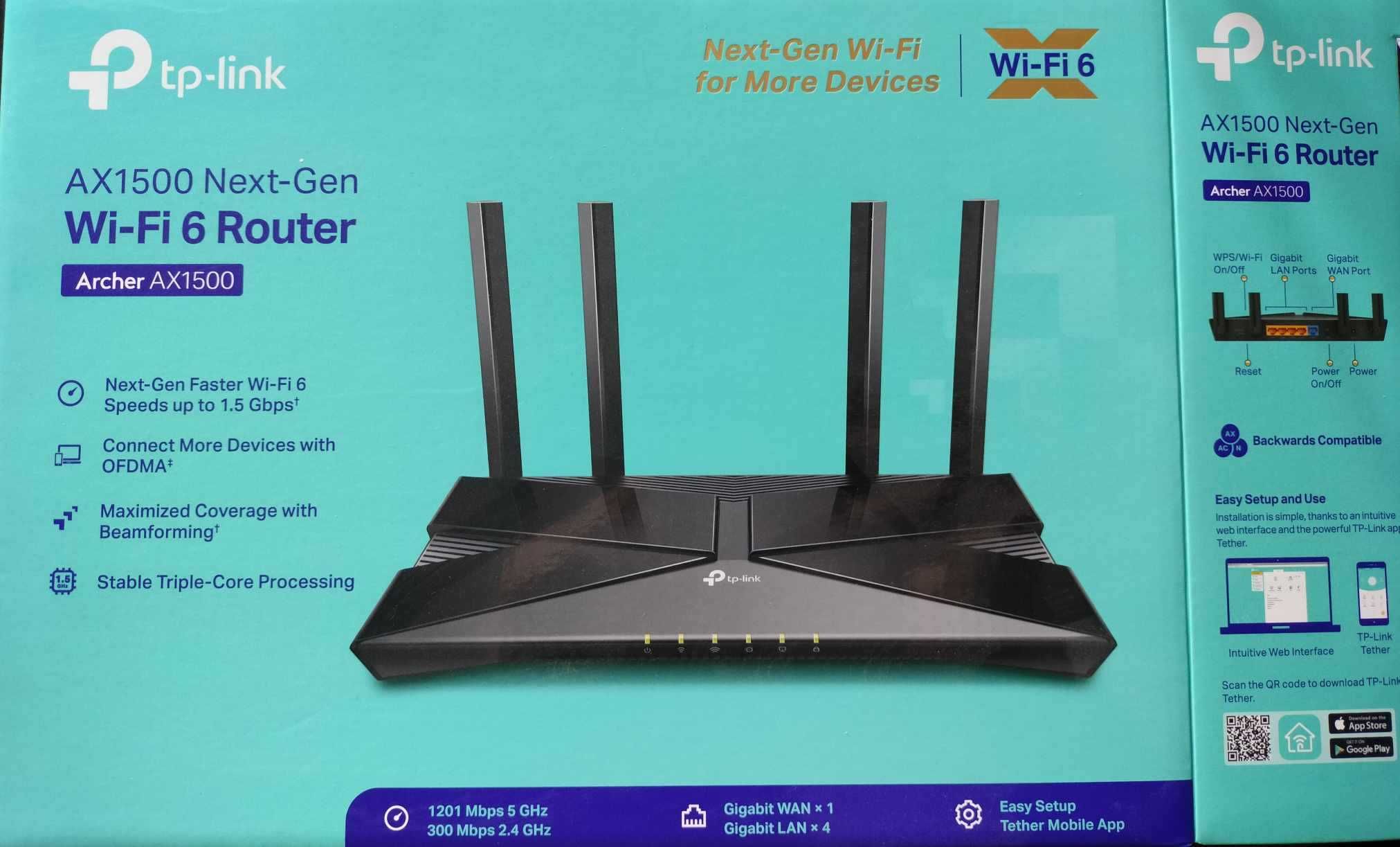 Router TP-Link AX1500 WI-FI 6