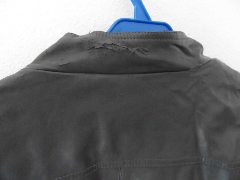 Casaco pele antracite L