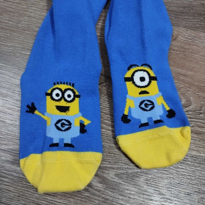 Колготки на мальчика детские тёплые колготки миньоны миньон 122-128