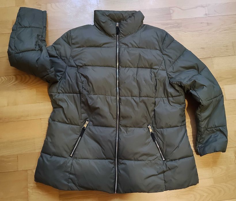 kurtka Yessica, roz.48, ciemnozielona, ocieplana