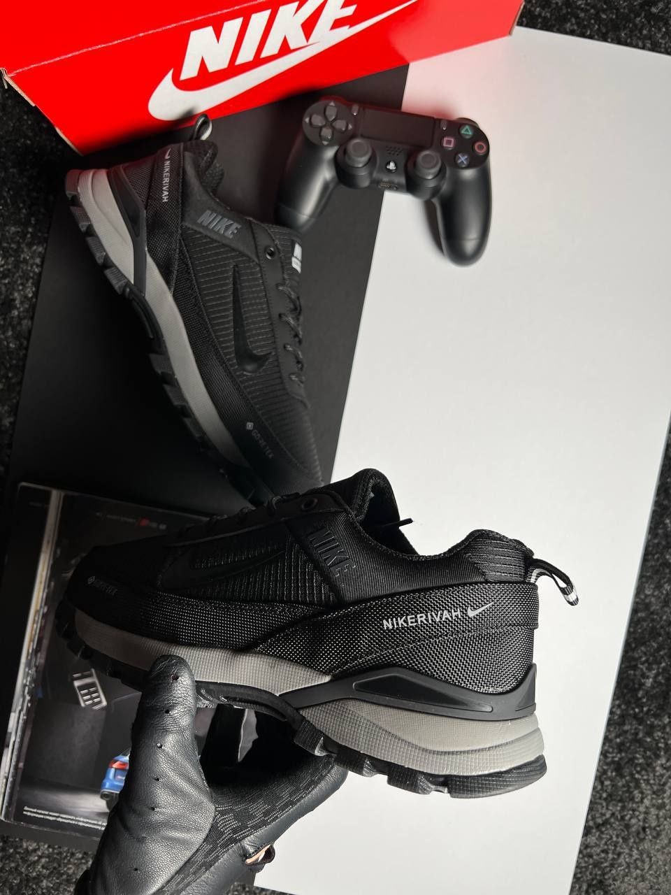 Чоловічі Зимові кросівки Nike Rivah Gore-Tex Termo Чорні