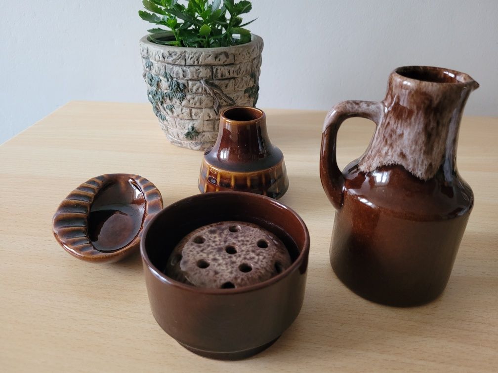 Prl Porcelit Spółdzielnia Przyjaźń z Włocławka ikebana dzban