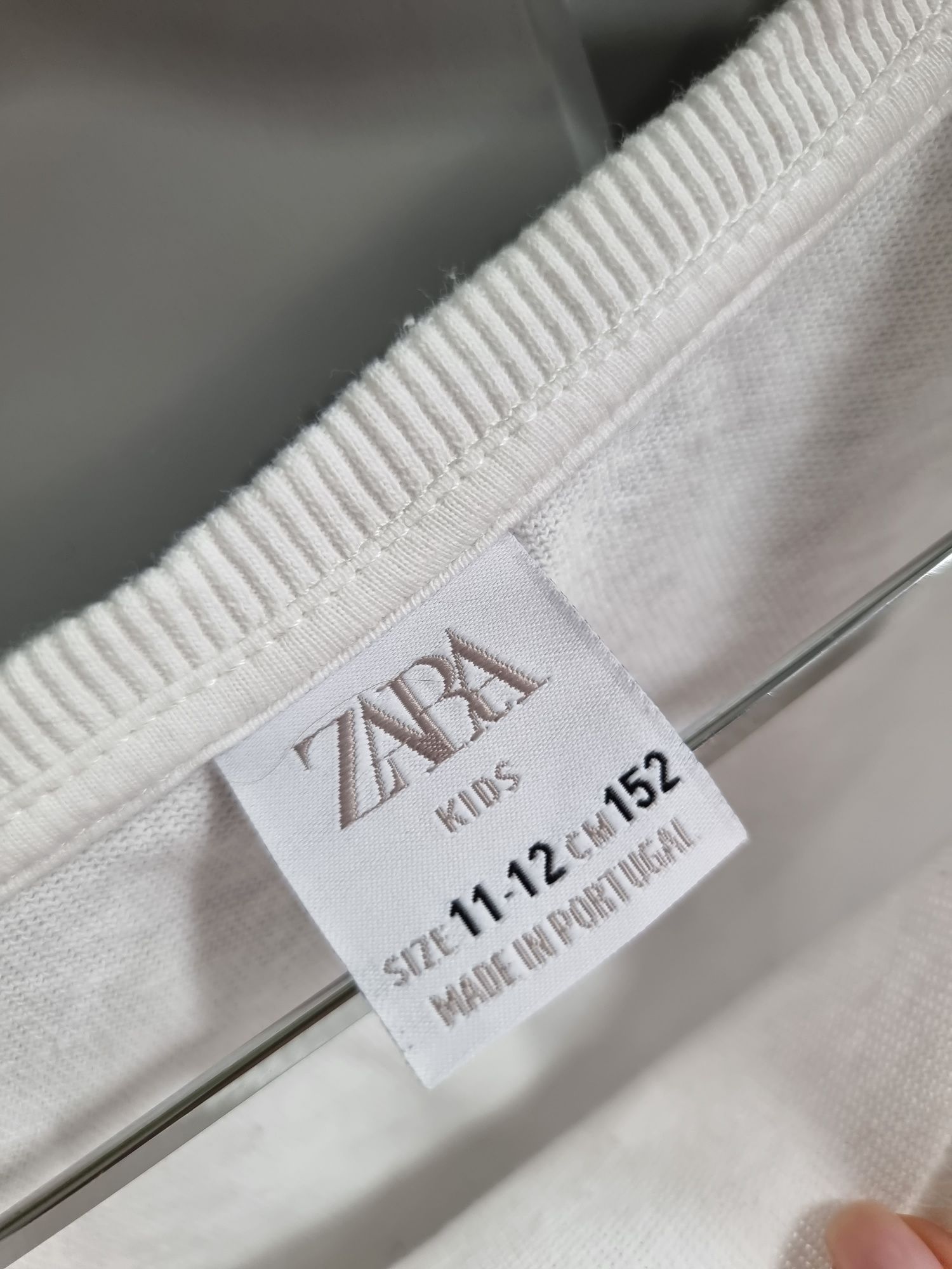 bluza biała cienka Zara 152 cm 11-12 lat