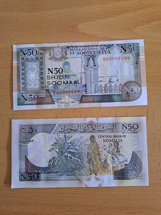 Notas novas da Somália
