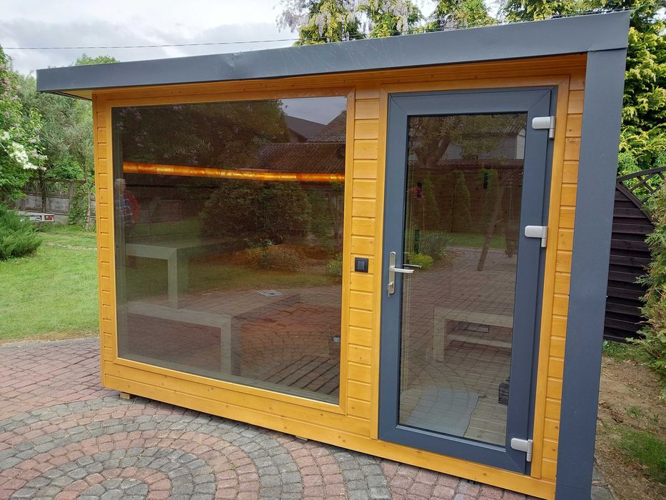 Sauna Ogrodowa z Przedsionkiem 3,5 m x 2,2 m