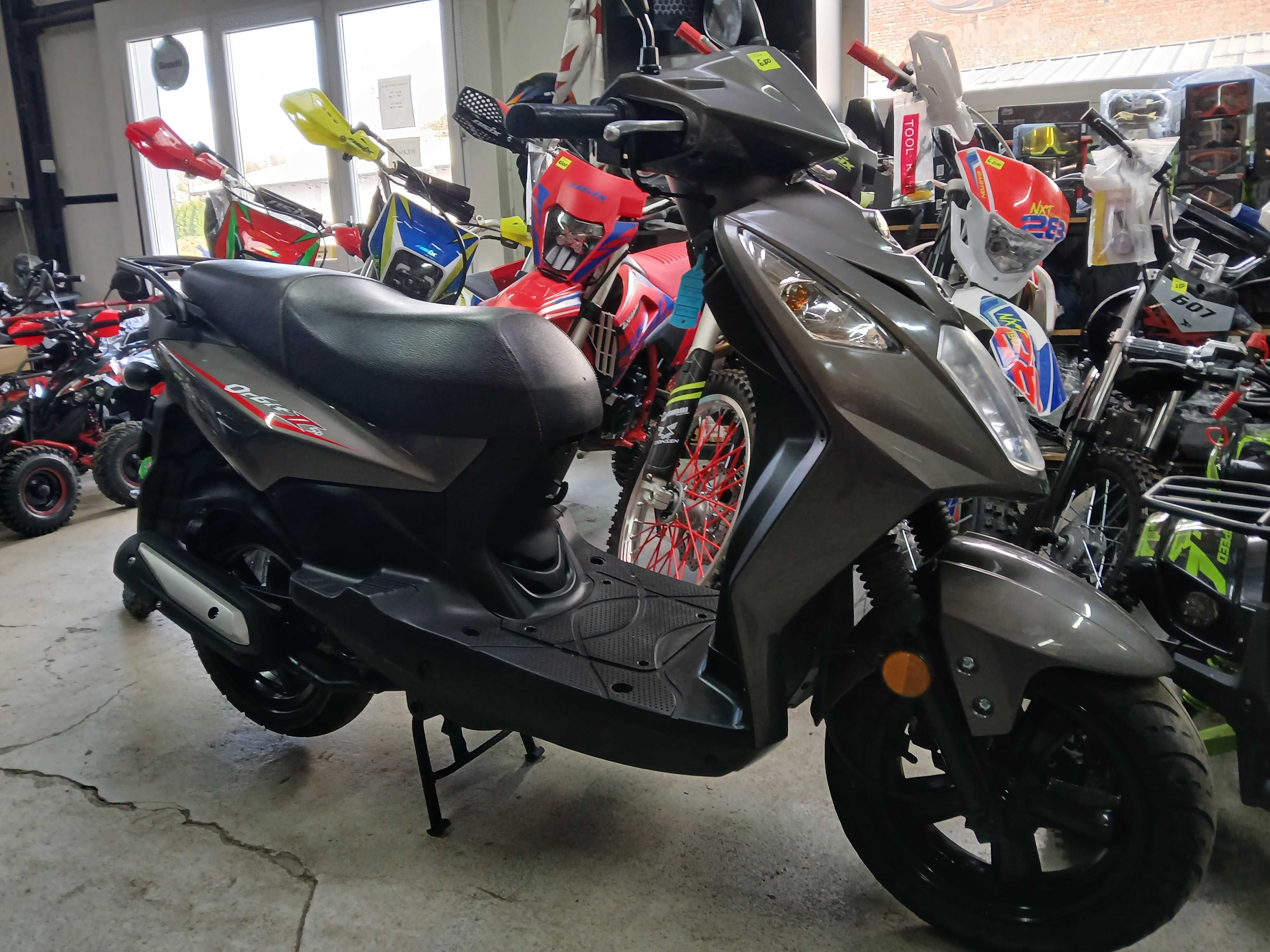 Skuter Sym Orbit II okazja Piękny zadbany kymco RATY 50cc AM dowód 4t