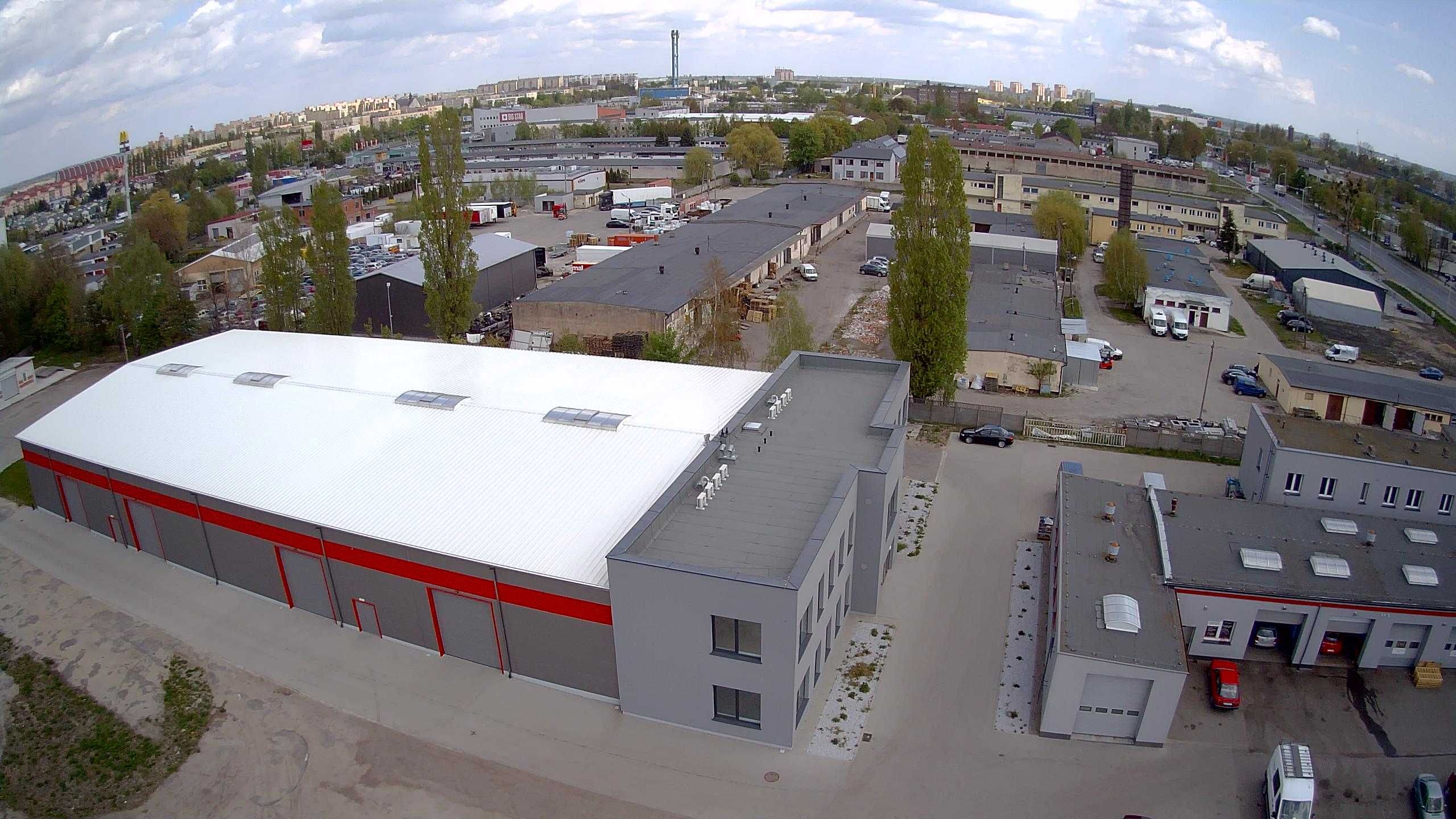 Powierzchnia magazynowa 1100 m2 oraz biura 180 m2 - bez pośredników.