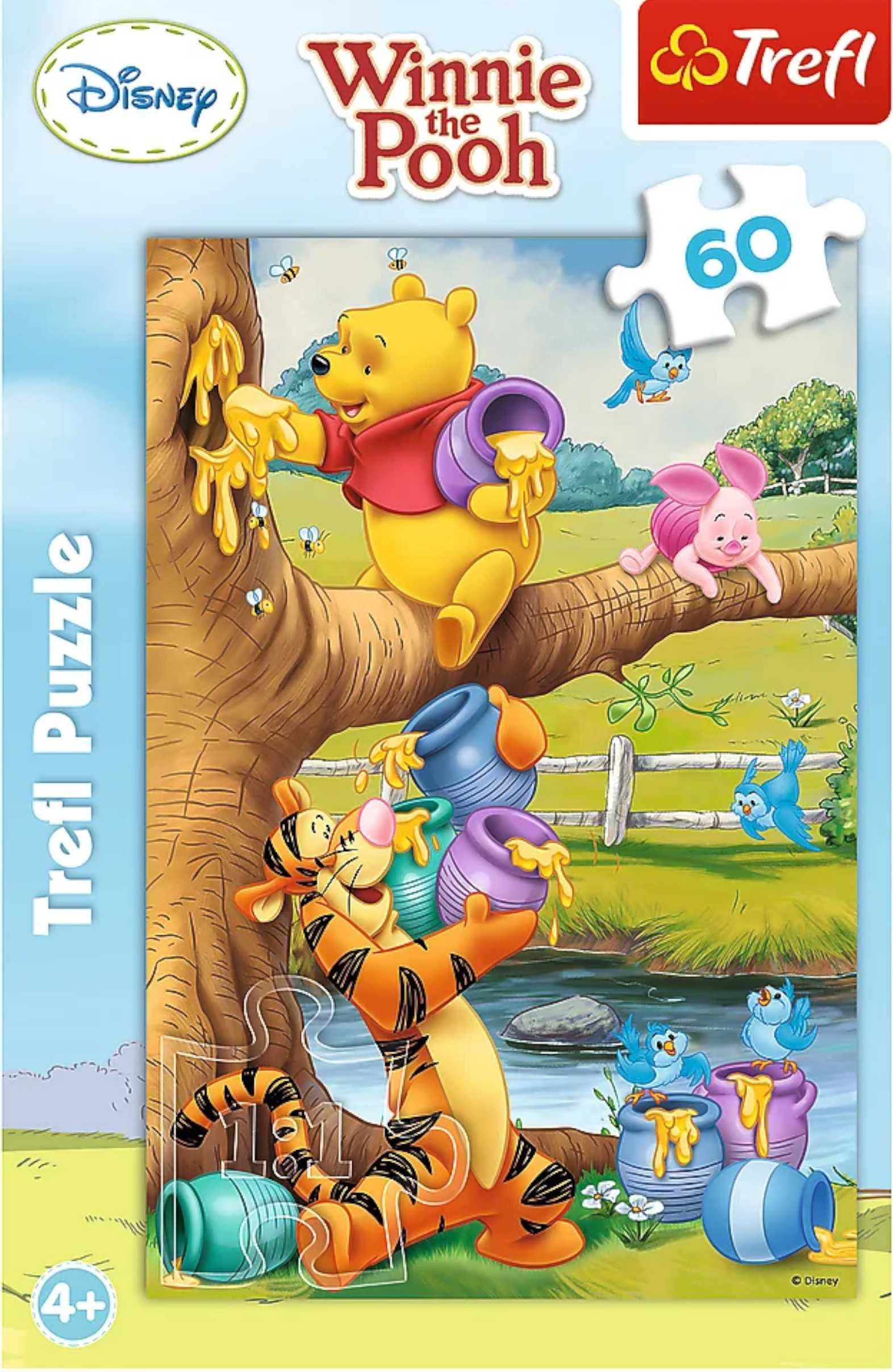 Puzzle TREFL 17264 Kubuś Puchatek 60 elementów Małe co nie co... 4+