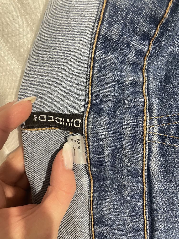 Ogrodniczki jeansowe H&m