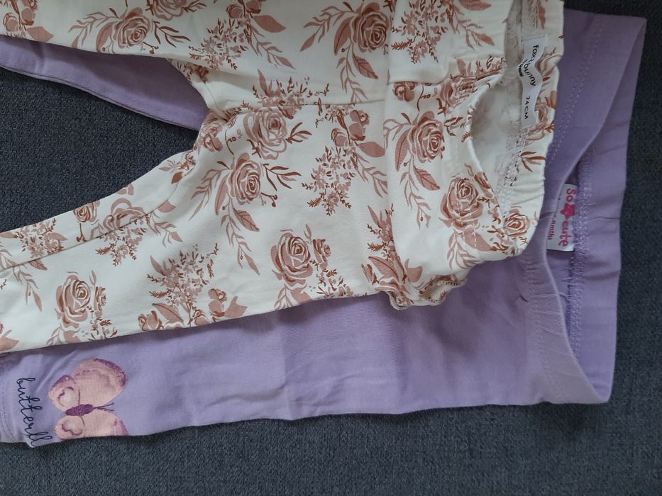 5 szt. spodnie rozm.74 legginsy ZARA, Newbie