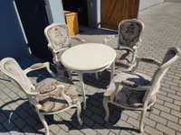 Fotele ze stolikiem w stylu Ludwika
