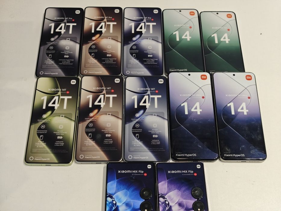 Atrapy telefonów Xiaomi Redmi seria 14 i 13 14T Pro 14C Redmi note