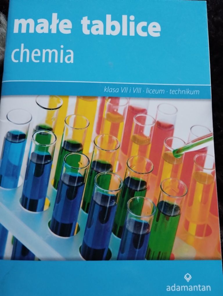 Małe tablice chemia adamantan klasa 7,8/liceum