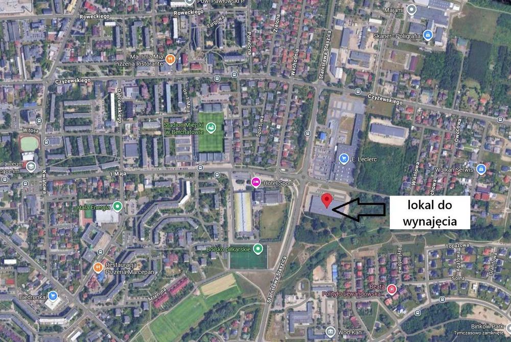 Lokal do wynajęcia Bełchatów