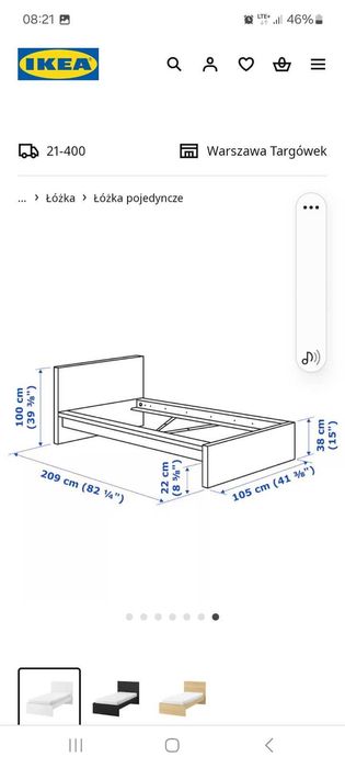Srzedam nowe łóżko