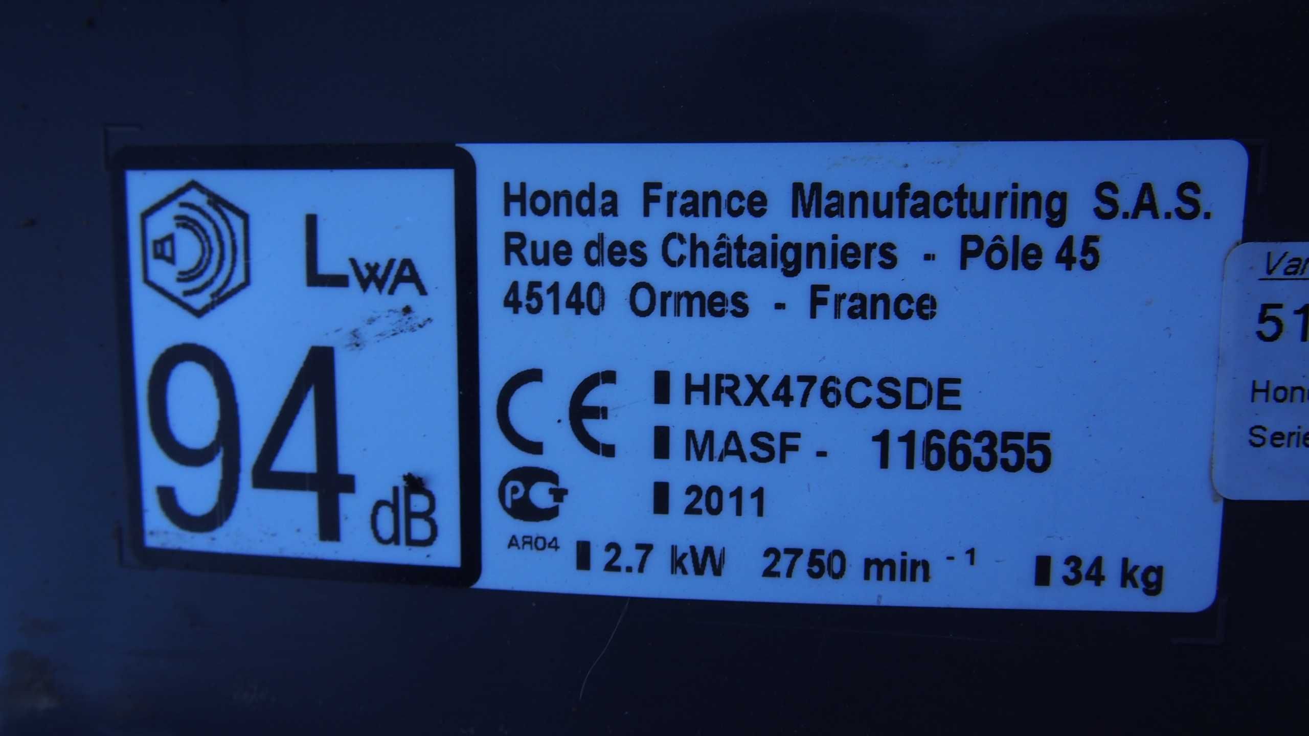 Honda HRX 476 kosiarka spalinowa