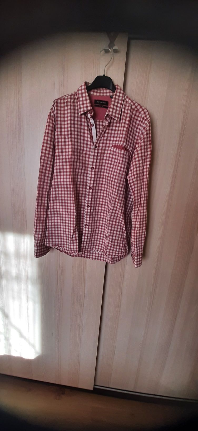 Koszula męska w kratkę marki Top Secret rozmiar 40/41