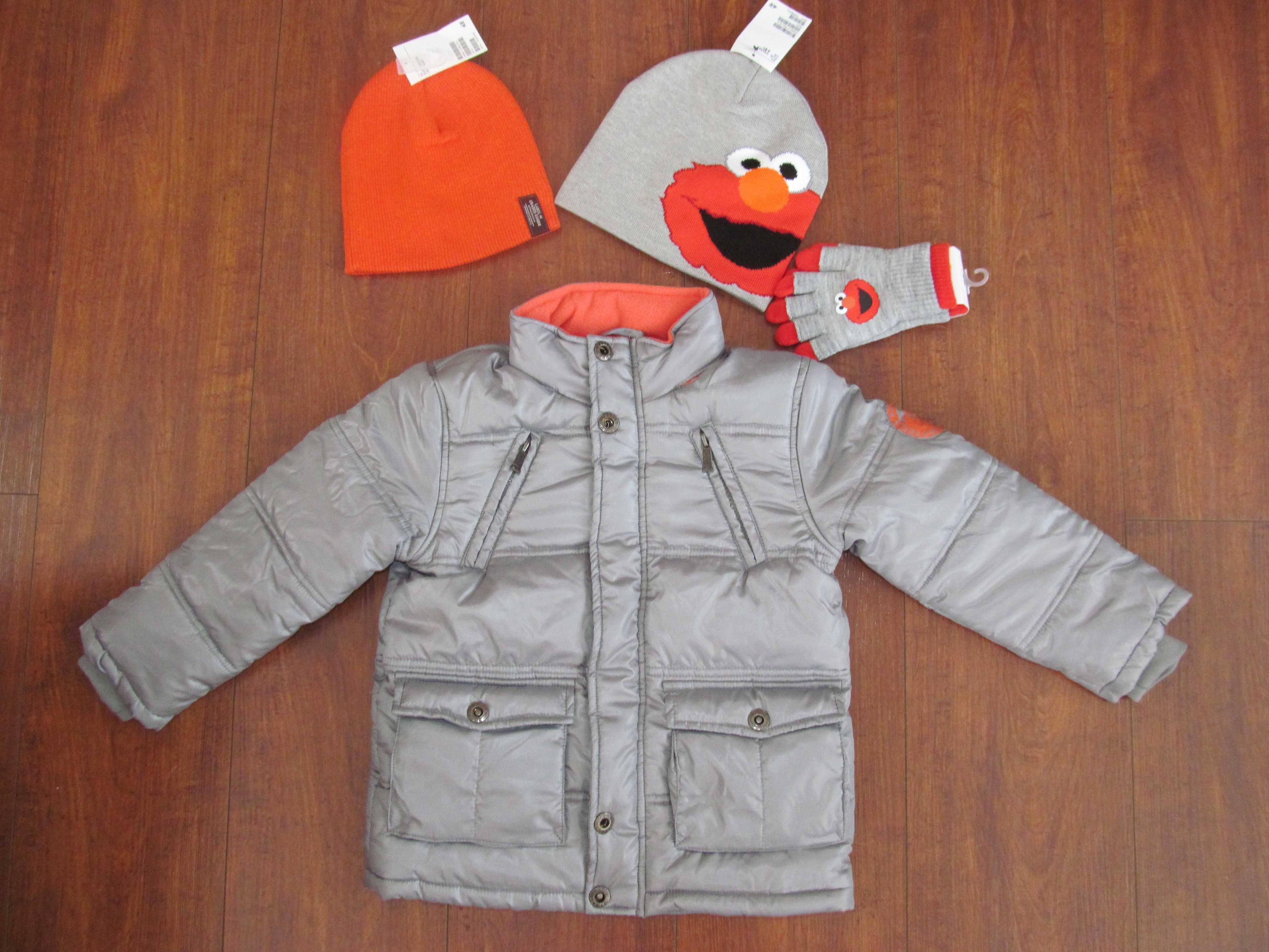 Теплая зимняя курточка для мальчика, США рост 106-110см