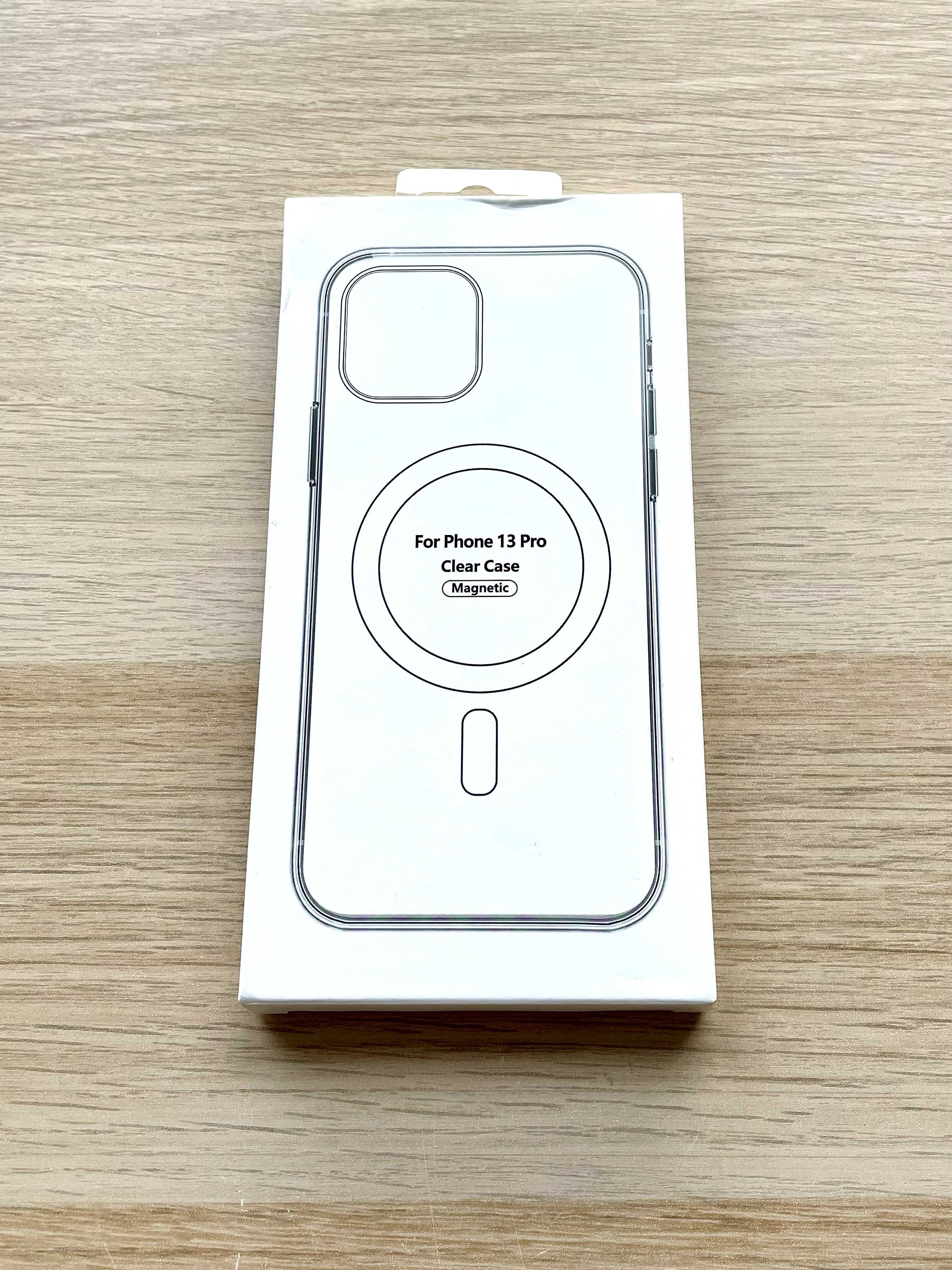 Przezroczyste Silikonowe Etui z MagSafe do iPhone 13 Pro – Nowe