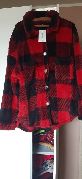 Kurtka mięki materiał jak alpaka