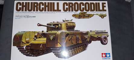 Model do sklejania Churchill Crocodile Tamiya